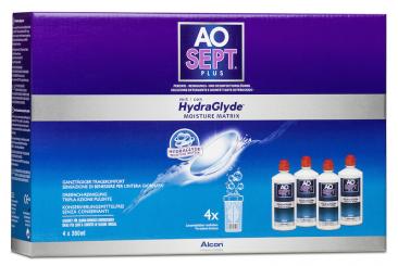 AOSEPT PLUS HydraGlyde 4x360ml 