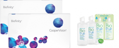 2x Biofinity 6er + 2x Biotrue 300ml 
